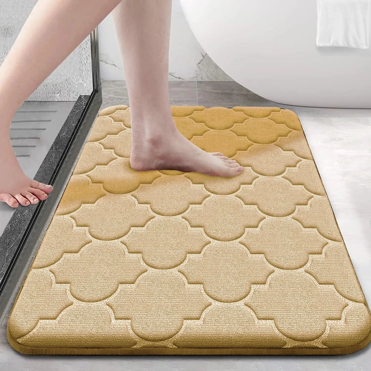 Water Absorbent Non-Slip Memory Foam Bathroom Mat Shop1102602078 Store