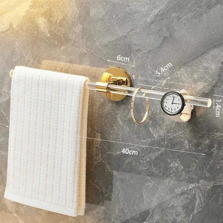 Towel Bar Roll Tissue Paper Holder Our Happiness Life Store