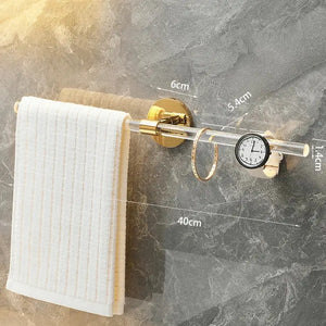Towel Bar Roll Tissue Paper Holder Our Happiness Life Store