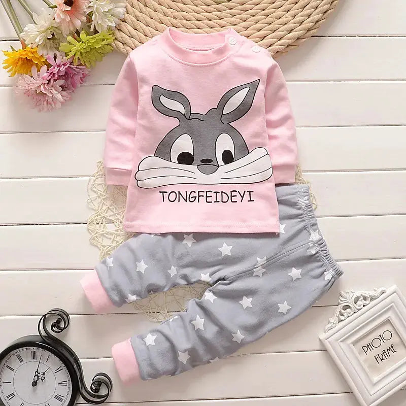 Cotton Baby Girl Sleepwear Suits Tksmama Store