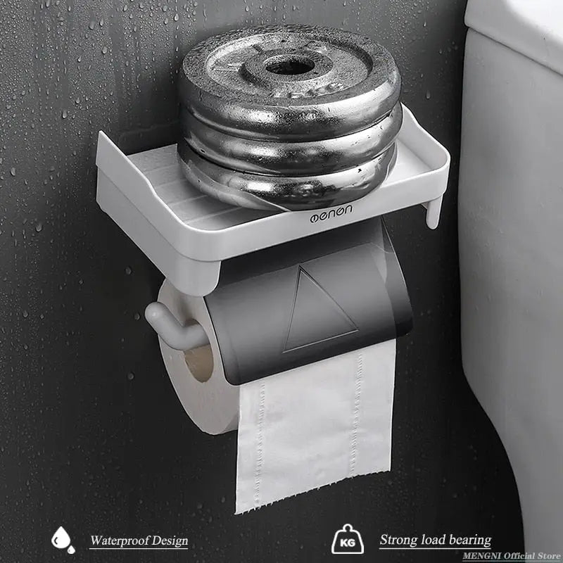 Wall Mount Toilet Paper Holder MENGNI Official Store