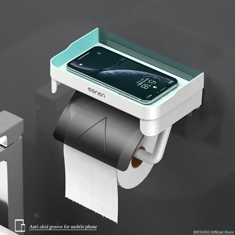Wall Mount Toilet Paper Holder MENGNI Official Store