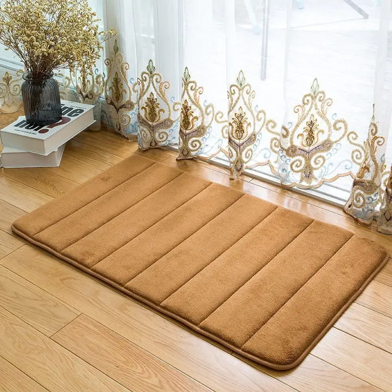 Super Absorbent Memory Foam Bathroom Rug GG Home Store