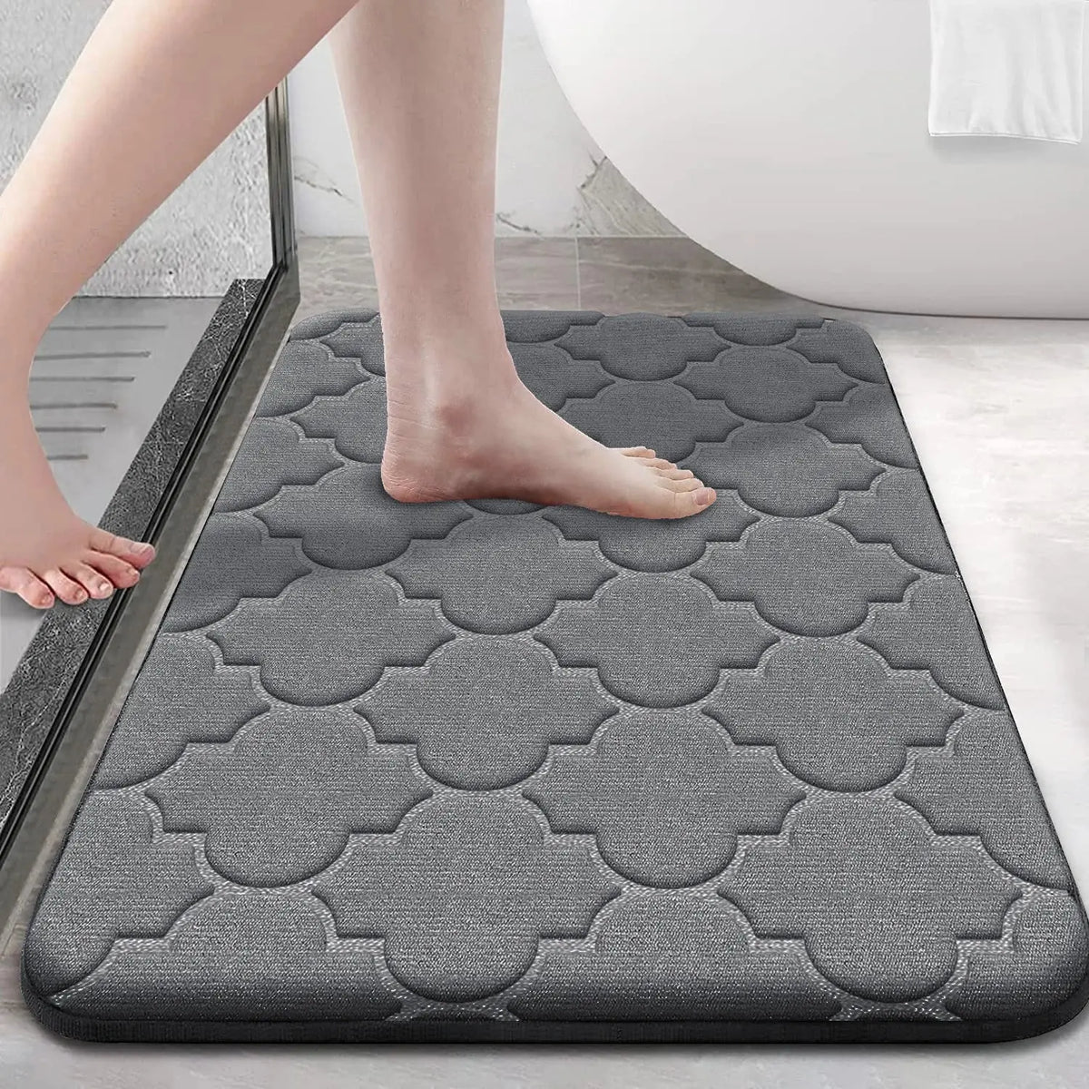 Water Absorbent Non-Slip Memory Foam Bathroom Mat Shop1102602078 Store