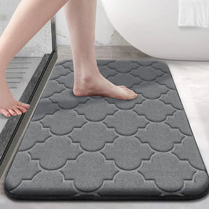 Water Absorbent Non-Slip Memory Foam Bathroom Mat Shop1102602078 Store