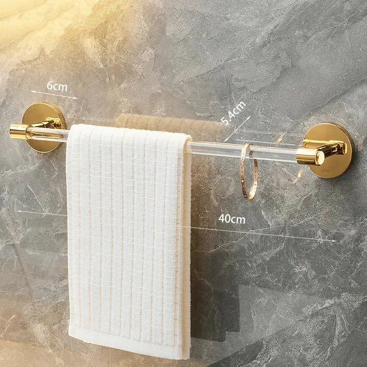 Towel Bar Roll Tissue Paper Holder Our Happiness Life Store