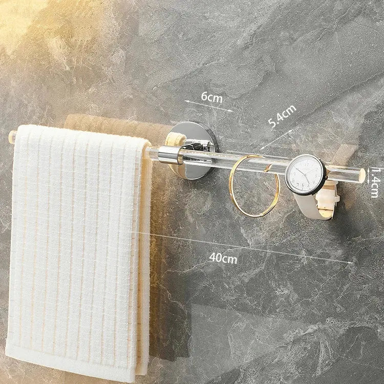 Towel Bar Roll Tissue Paper Holder Our Happiness Life Store