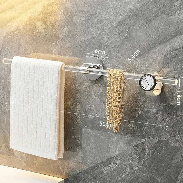 Towel Bar Roll Tissue Paper Holder Our Happiness Life Store