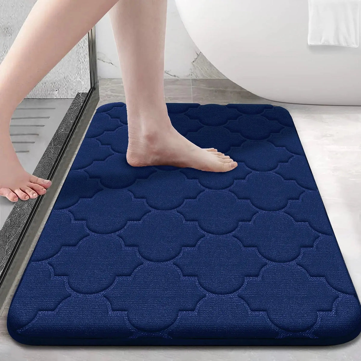 Water Absorbent Non-Slip Memory Foam Bathroom Mat Shop1102602078 Store