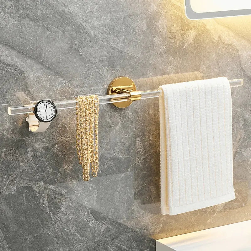 Towel Bar Roll Tissue Paper Holder Our Happiness Life Store