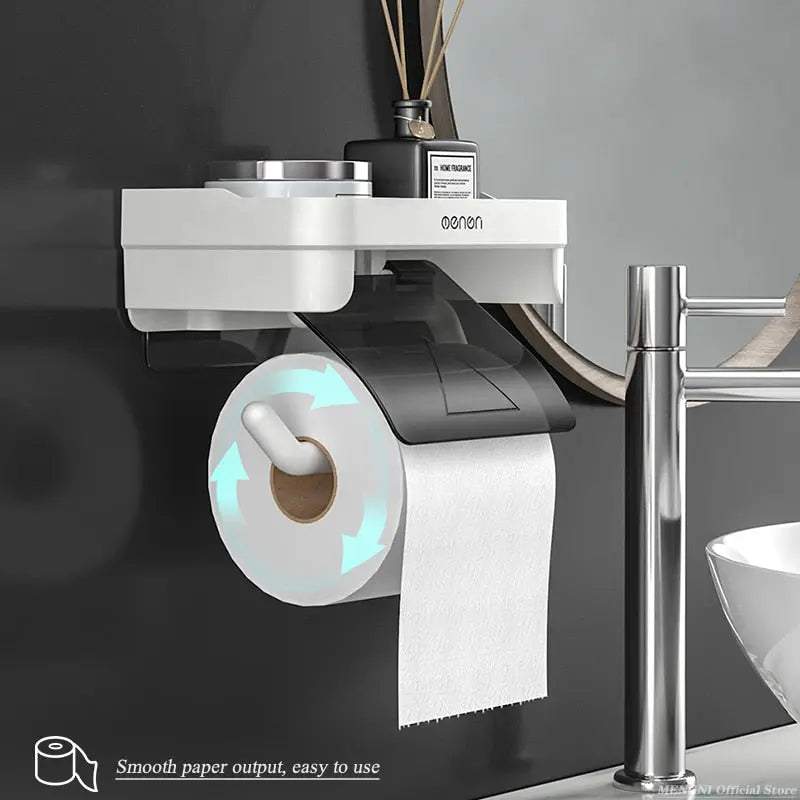 Wall Mount Toilet Paper Holder MENGNI Official Store