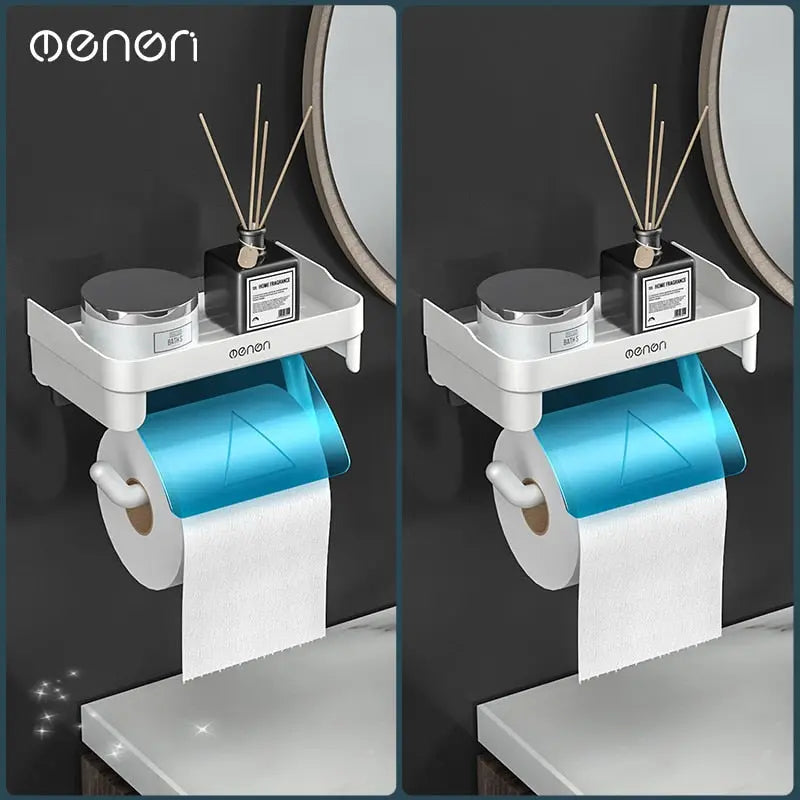 Wall Mount Toilet Paper Holder MENGNI Official Store