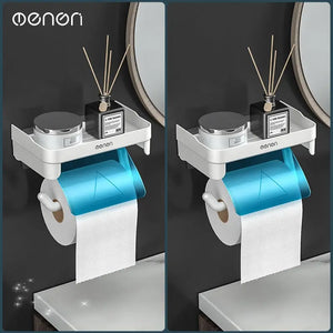 Wall Mount Toilet Paper Holder MENGNI Official Store