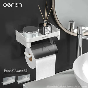 Wall Mount Toilet Paper Holder MENGNI Official Store