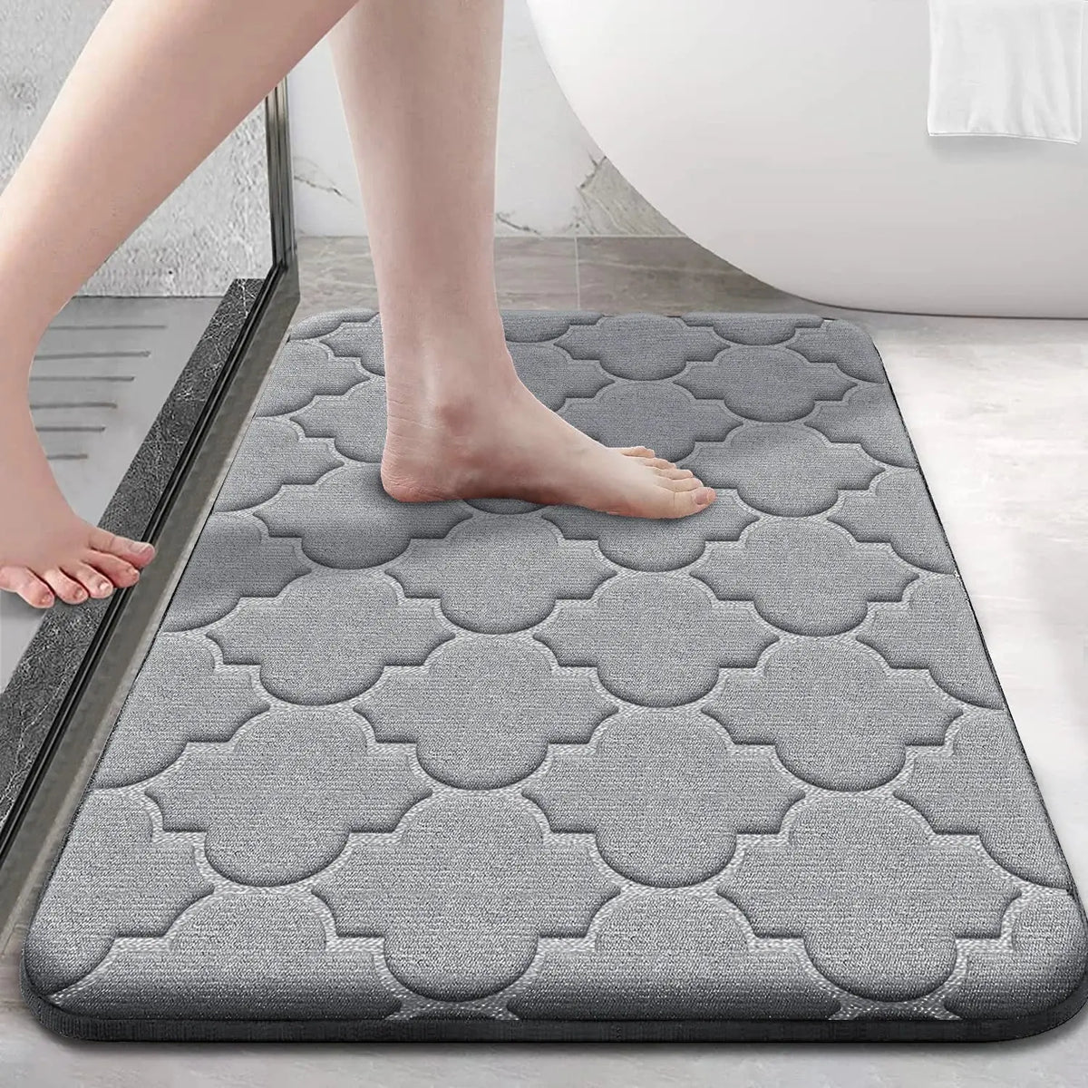 Water Absorbent Non-Slip Memory Foam Bathroom Mat Shop1102602078 Store