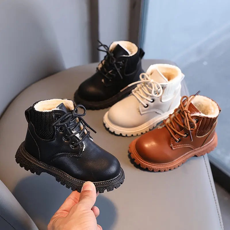 Toddlers/Kids Boots Winter-Warm-Thick-Cotton Shoe Children Footwear Store