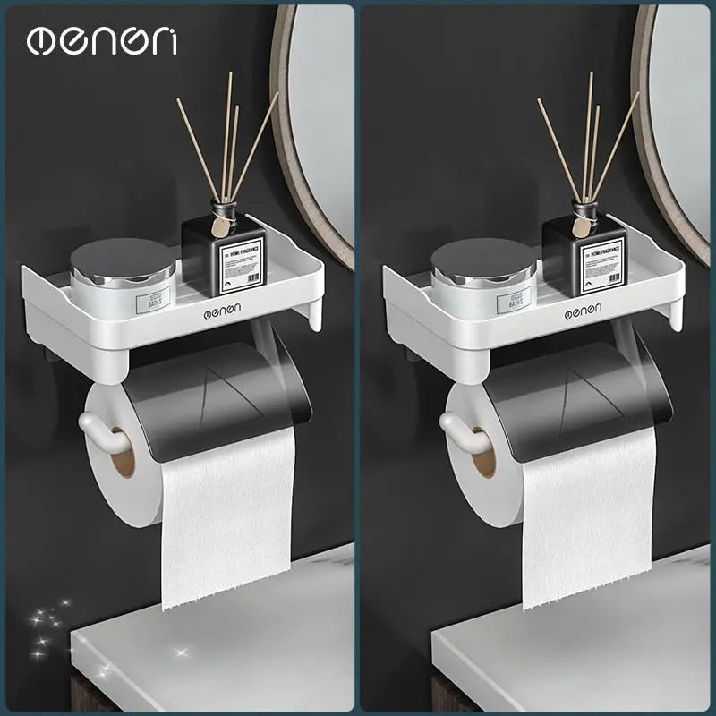 Wall Mount Toilet Paper Holder MENGNI Official Store