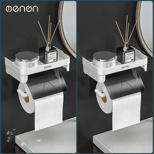 Wall Mount Toilet Paper Holder MENGNI Official Store