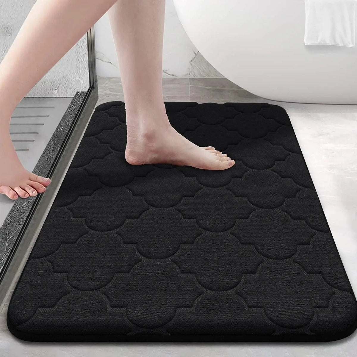 Water Absorbent Non-Slip Memory Foam Bathroom Mat Shop1102602078 Store
