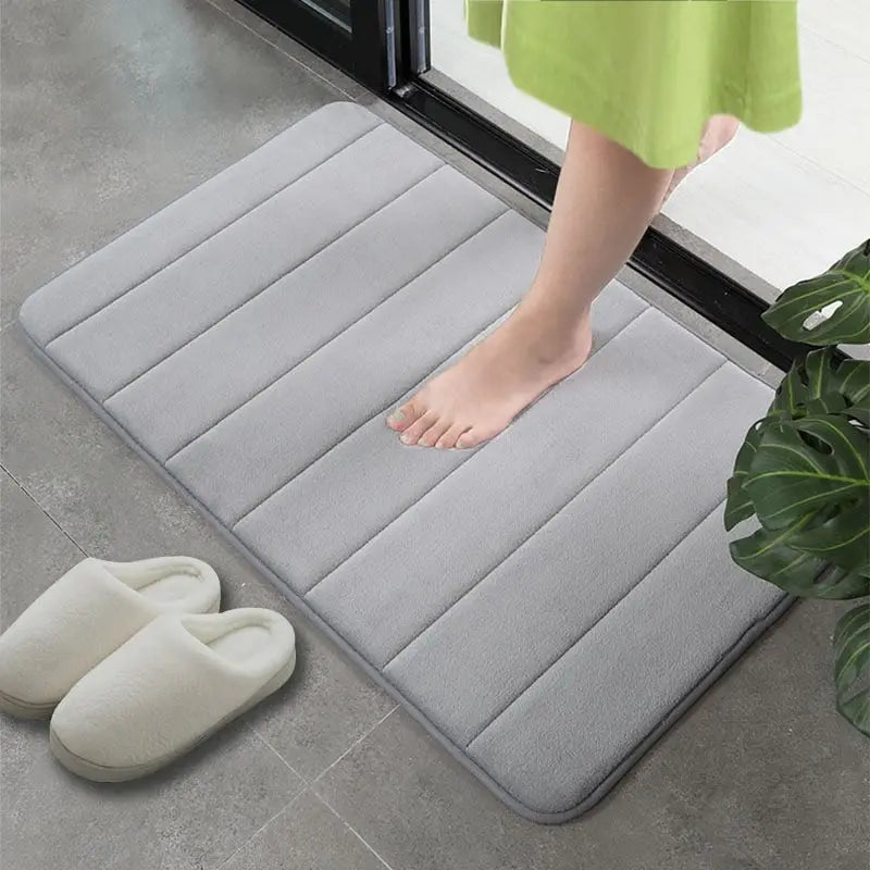 Super Absorbent Memory Foam Bathroom Rug GG Home Store