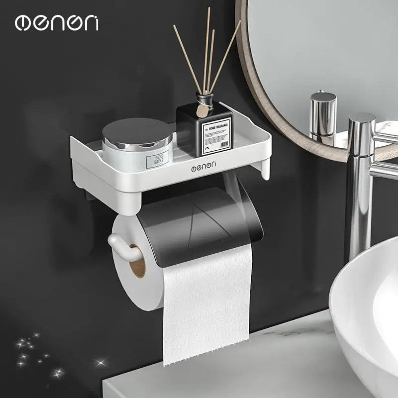 Wall Mount Toilet Paper Holder MENGNI Official Store