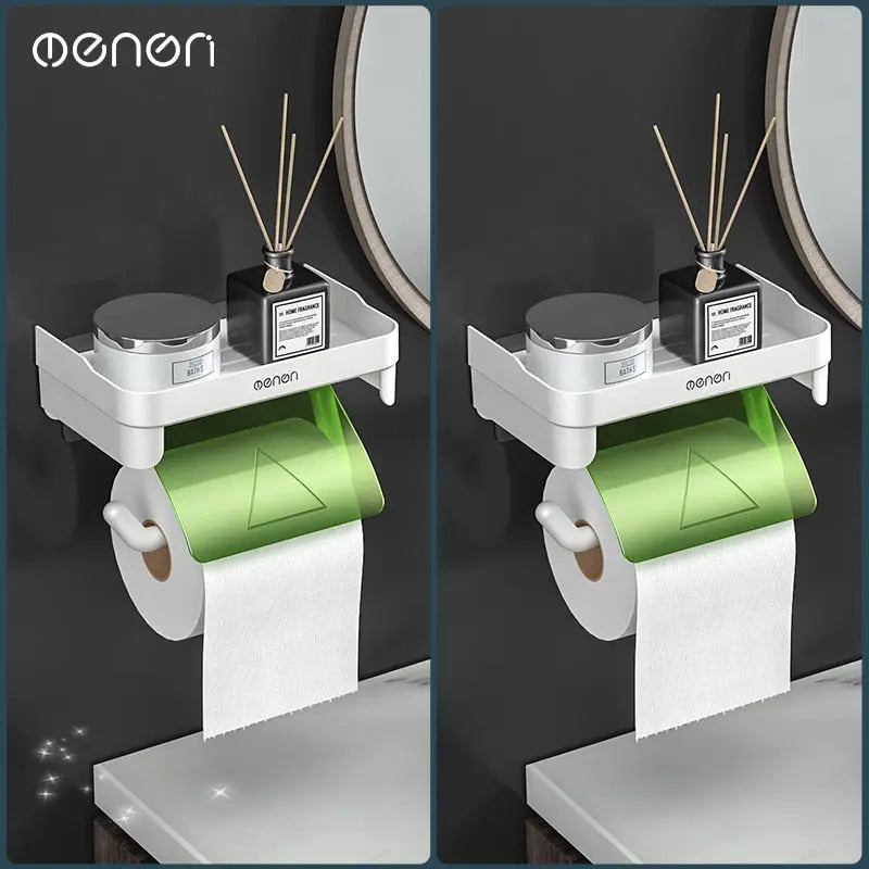 Wall Mount Toilet Paper Holder MENGNI Official Store