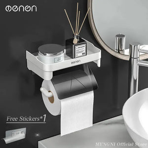 Wall Mount Toilet Paper Holder MENGNI Official Store