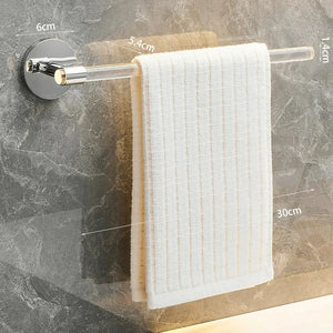 Towel Bar Roll Tissue Paper Holder Our Happiness Life Store