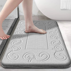 Water Absorbent Non-Slip Memory Foam Bathroom Mat Shop1102602078 Store