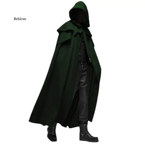 Hooded Solid Loose Men Cloak Rieworkes