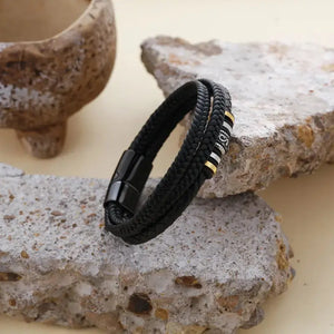 Braided Leather Bracelets for Men Rieworkes