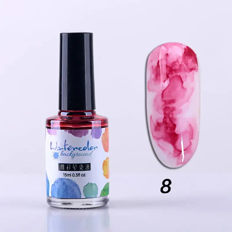 Watercolor Nail Ink Rieworkes