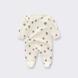 Newborn Baby Knitted Footie Jumpsuit KungFu Kids Store