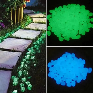 Glow in the Dark Garden Pebbles Rieworkes