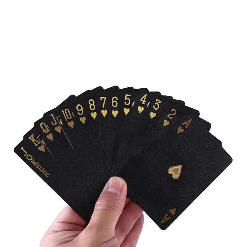 Black Gold Playing Cards Rieworkes