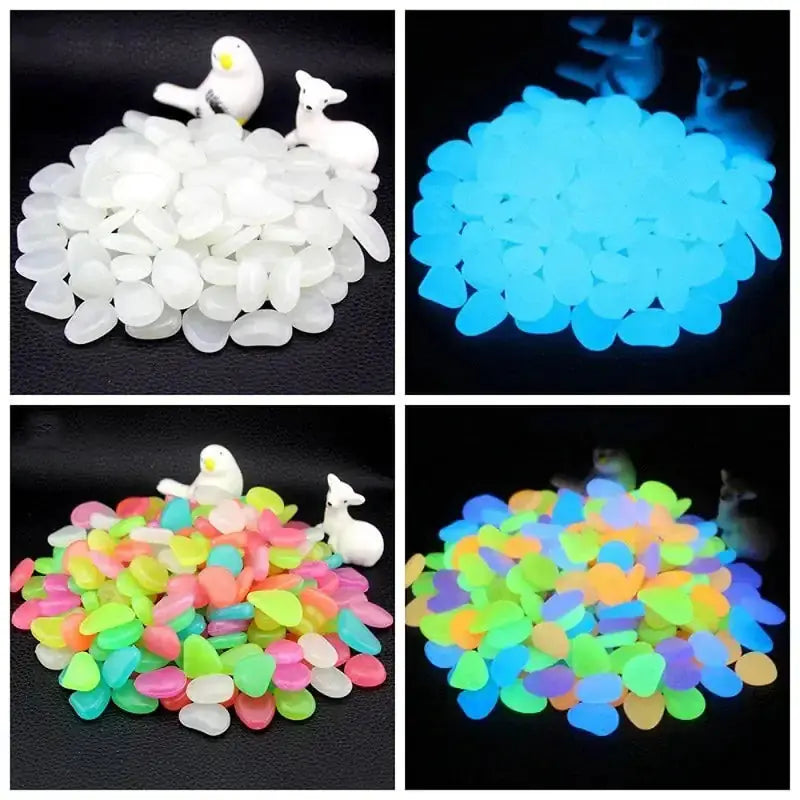 Glow in the Dark Garden Pebbles Rieworkes