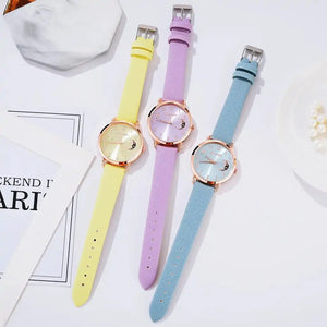 Moon Numbers Bracelet Watches Set Rieworkes