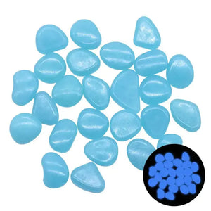 Glow in the Dark Garden Pebbles Rieworkes