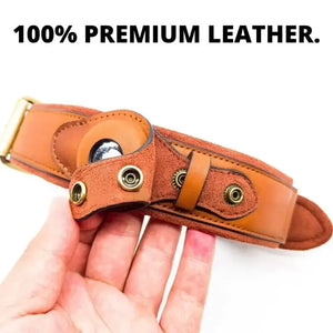 Leather Anti-Lost Dog Collar Rieworkes