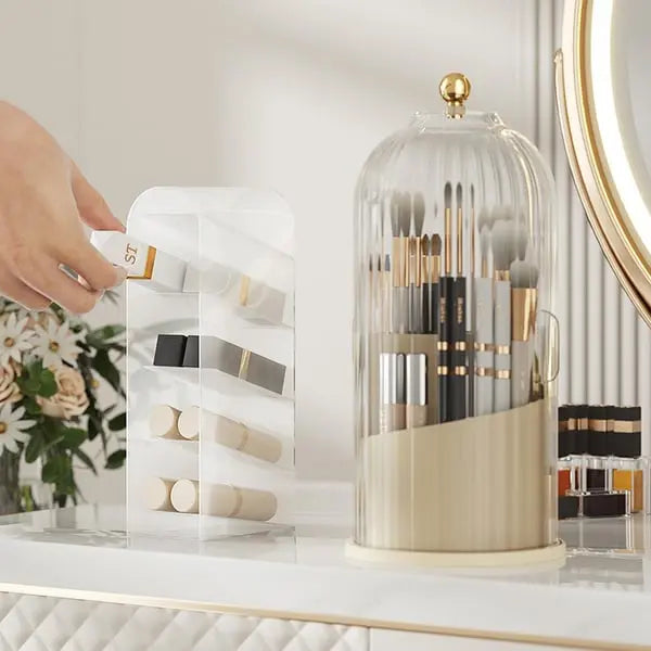 Rollabrush 360° Makeup Brush Organizer + Free Lipstick Storage Box Shop1102880360 Store