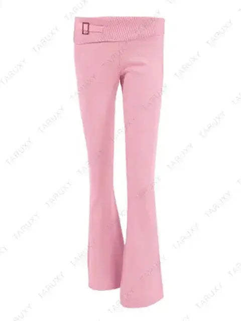 Knitted Hoodie Cropped Top And Pants Set Rieworkes