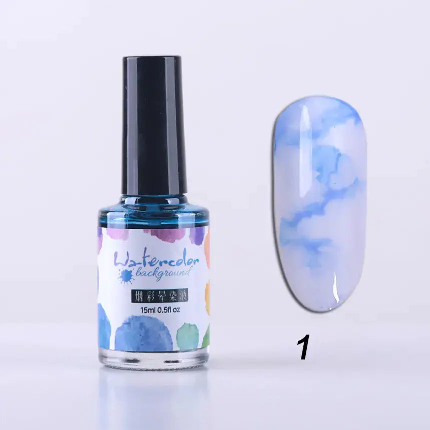 Watercolor Nail Ink Rieworkes