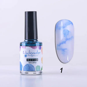 Watercolor Nail Ink Rieworkes