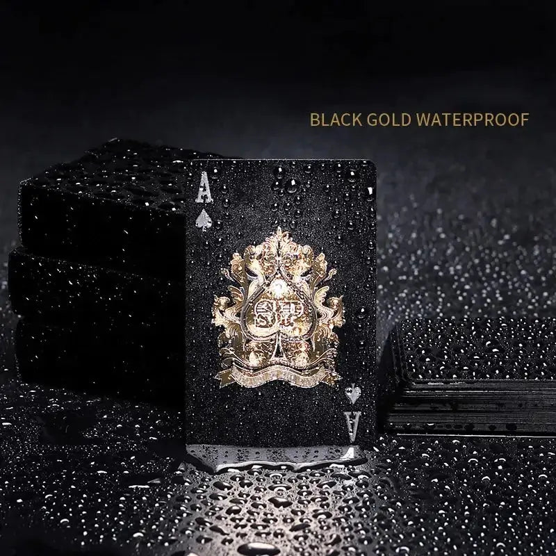 Black Gold Playing Cards Rieworkes