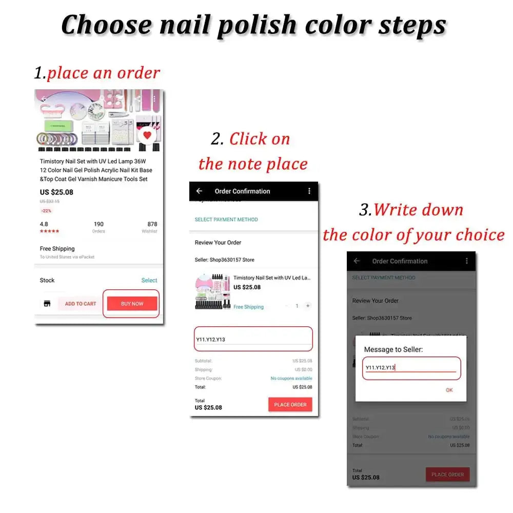 Nail Lamp Set Rieworkes