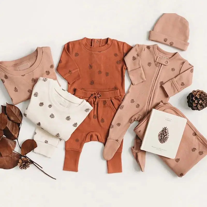 Newborn Baby Knitted Footie Jumpsuit KungFu Kids Store