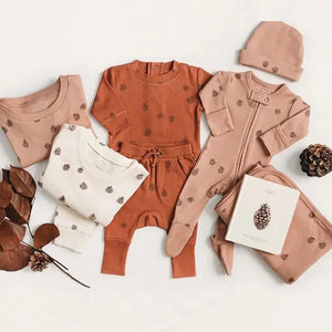 Newborn Baby Knitted Footie Jumpsuit KungFu Kids Store