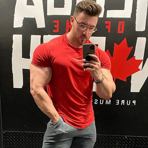 Men Fitted Gym T-Shirt Rieworkes