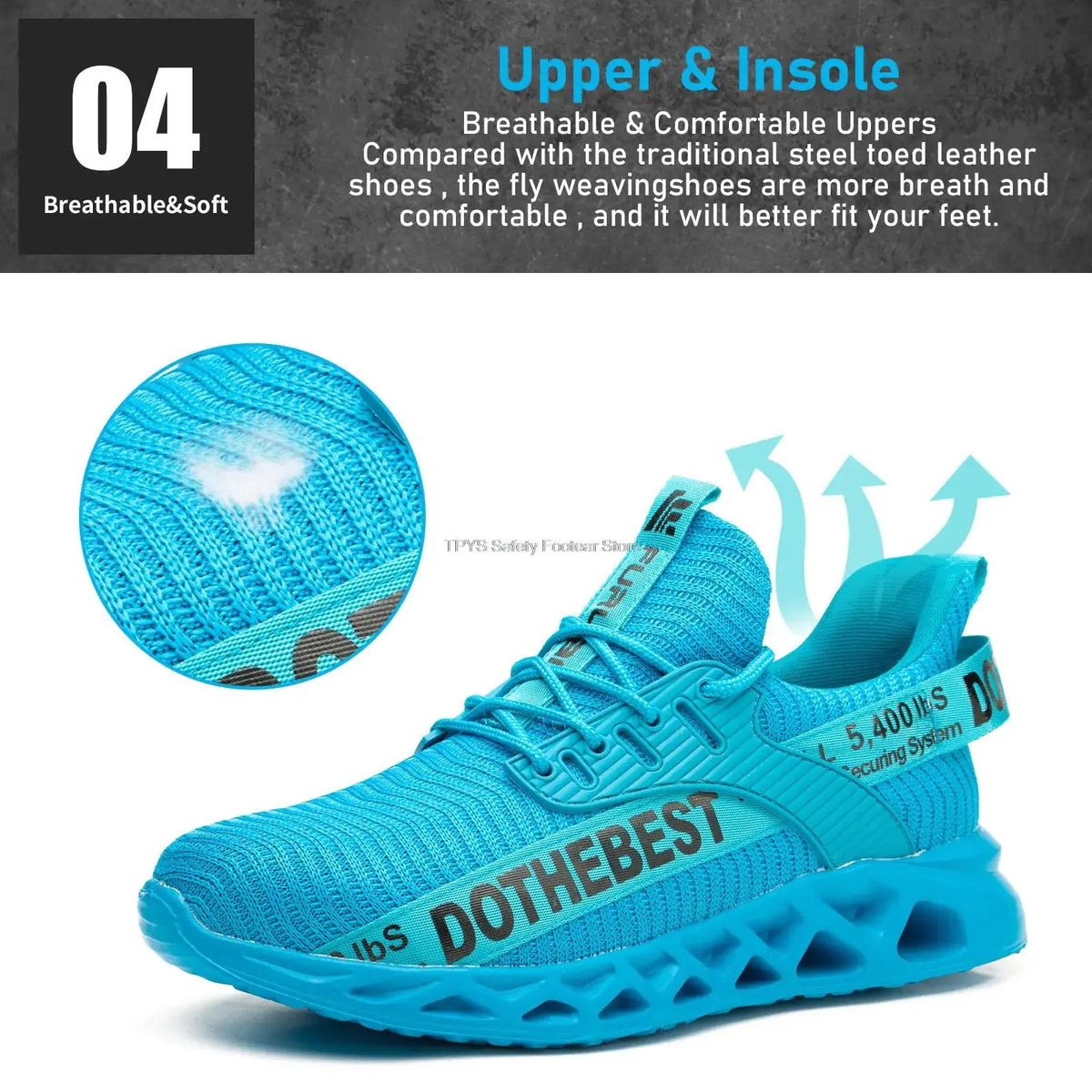 Steel Toe Lightweight Safety Sneakers Rieworkes