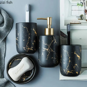 Nordic Matte Bathroom Accessories Set Rieworkes